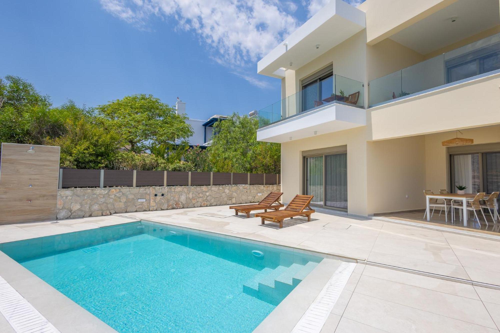 Villa Pava-Sea View Brand New 2024 Villa Архангелос Экстерьер фото