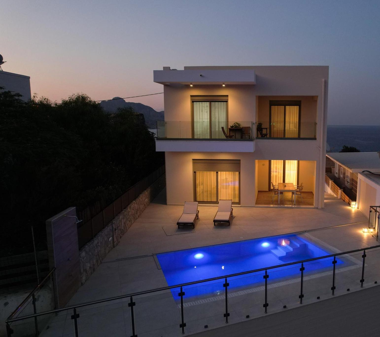 Villa Pava-Sea View Brand New 2024 Villa Архангелос Экстерьер фото
